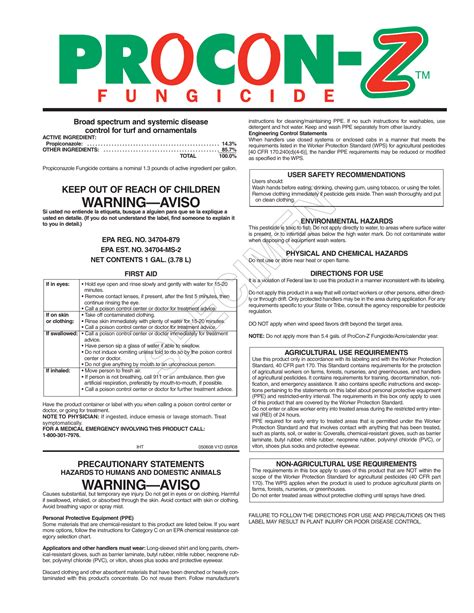 Procon Z Fungicide