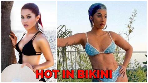 Cardi B Or Ariana Grande Who Looks Spicy Hot And Make You Sweat In Bikini Vote Now Iwmbuzz