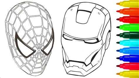 Https://tommynaija.com/coloring Page/spider Man And Iron Man Coloring Pages
