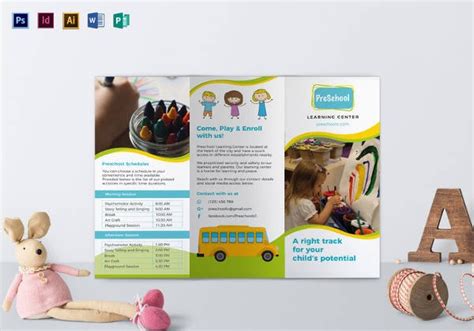 30 Preschool Brochures Free Psd Ai Eps Format Download