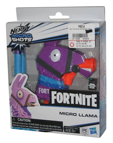 NERF Fortnite Llama Microshots Dart Firing Toy Blaster Official Elite Darts Walmart Com