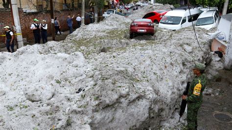 Mexico Hailstorm Blankets Western Areas Under 3 Feet Of Ice The New