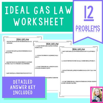 Jun 17, 2021 · gases most closely approximate ideal gas behavior at high temperatures and low pressures. Ideal Gas Law Worksheet - Answer Key Included - Distance Learning