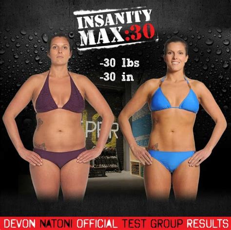 Insanity Max 30 Before And After Results Down 30 Lbs 30 Inches