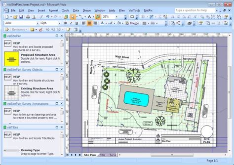 Stencils, consistency checking, petri net simulation, exporter e.g. VisiSitePlan Set Visio App For Surveys And Site Plans - Free Visio Stencils Shapes Templates Add ...