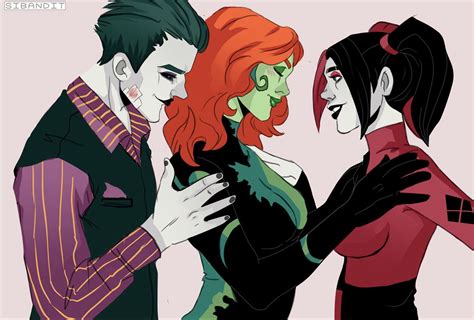 Harley Quinn The Joker Poison Ivy Joker And Harley Joker And