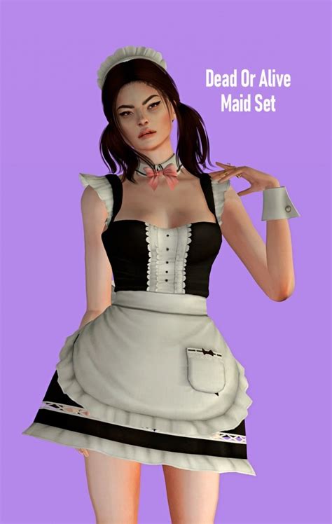 Dead Or Alive Maid Set At Astya96 Sims 4 Updates