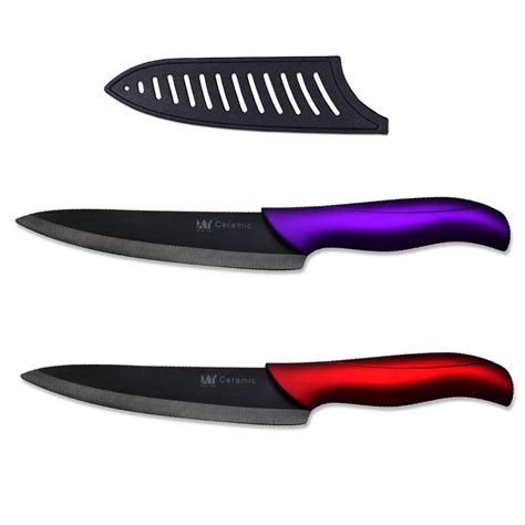 Xyj Brand Ceramic Knives Set 2 Color 7 Inch Chef Knife High Grade