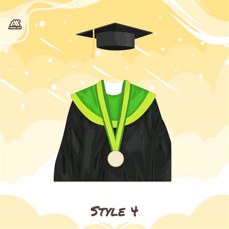 Download Template Vektor Baju Wisuda Cdr Siap Edit Gratis Asifba Art