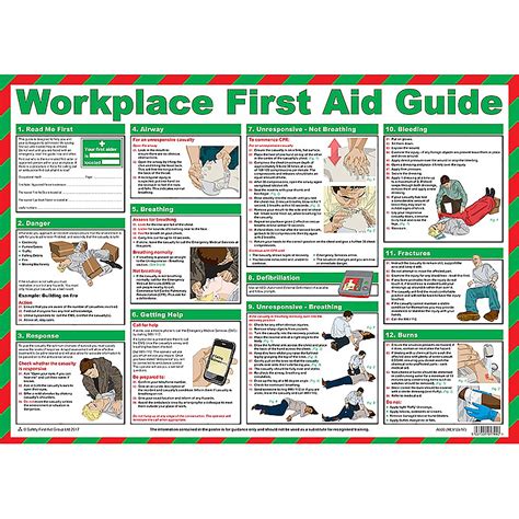 Workplace First Aid Guide Poster St John Ambulance