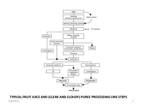 Process Flow Diagram Orange Juice Flow Chart