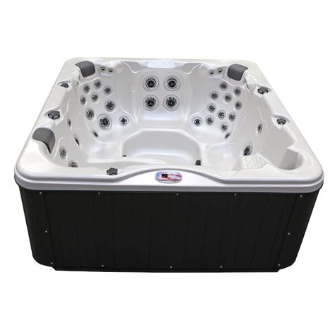 american spas 6 person 56 jet lounger spa in the hot tubs and spas department at
