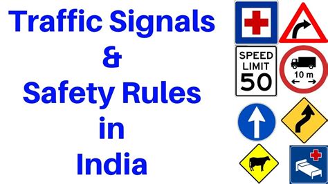 Traffic Signals And Safety Rules In India In Hindi And English Youtube