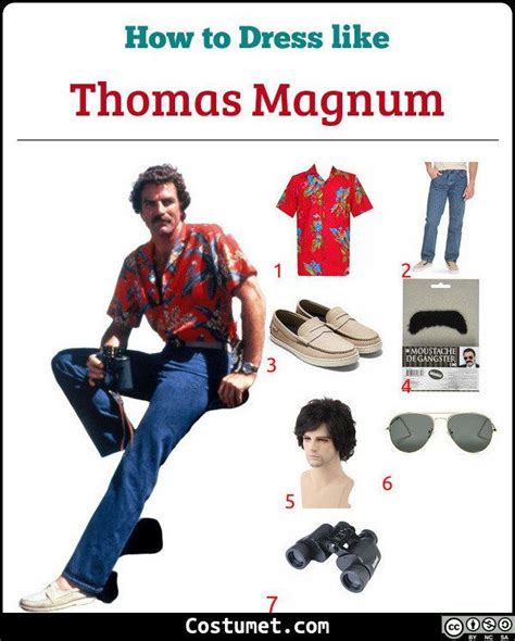 Thomas Magnum Pi Costume For Cosplay And Halloween 2022 Cool Costumes