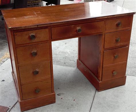 Uhuru Furniture And Collectibles Sold Vintage Student Desk 50