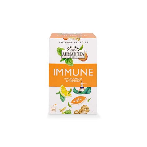 Ahmad Teas Lemon Ginger Turmeric Immune Infusion Buy Online Tea