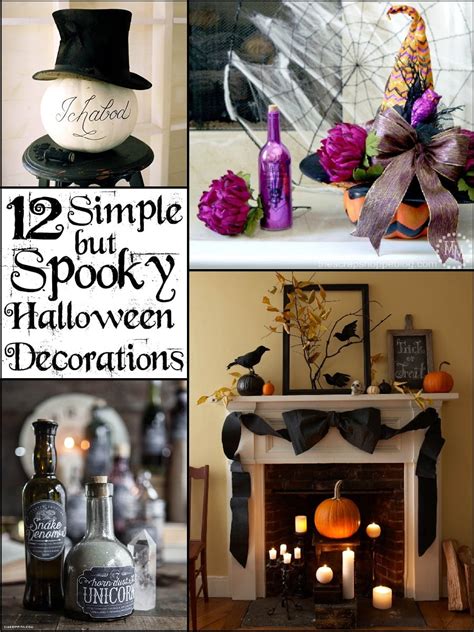 12 Simple But Spooky Halloween Decorations The Scrap Shoppe