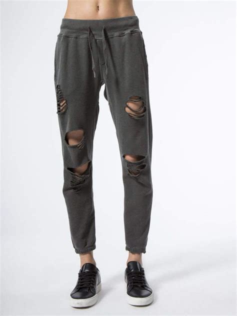 Womens Distressed Sweatpants 😍comfy Womensfashion Sweatpants