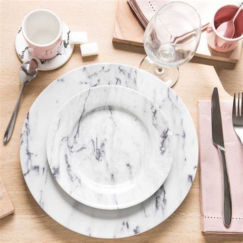 Assiette Marble Decor Marble Trend Copper And Marble