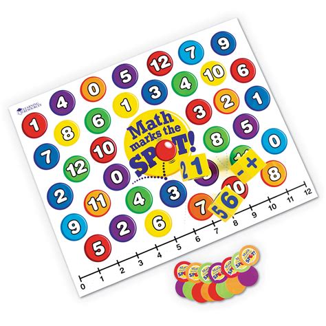 Math Marks The Spot Activity Set By Learning Resources Ler0383