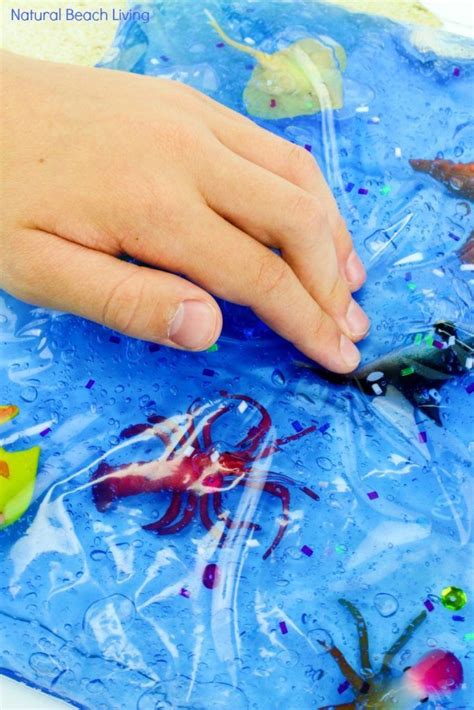 Toddlers will enjoy the ocean animals counting practice and word and picture matching worksheets, while slightly older kids will several ocean animals themed language arts acti. Easy Ocean Life Sensory Bag for Toddlers and Preschoolers ...