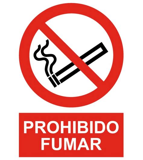 Señal Cartel De Prohibido Fumar Seguridad Ríos Y Ortiz Sl