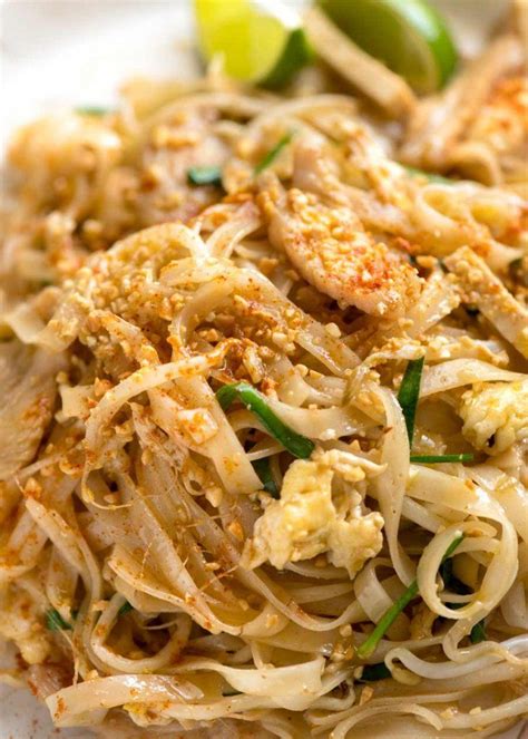 This is a simple recipe for an amazing chicken pad thai. Pad Thai | Recipe | Asian recipes, Recipetin eats, Recipes