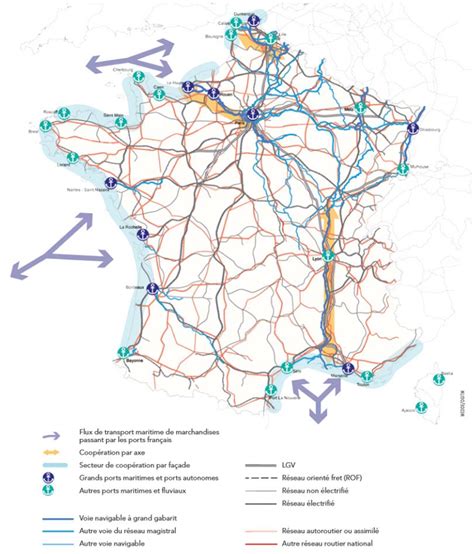 Carte De France Façade Maritime Voyage Carte Plan