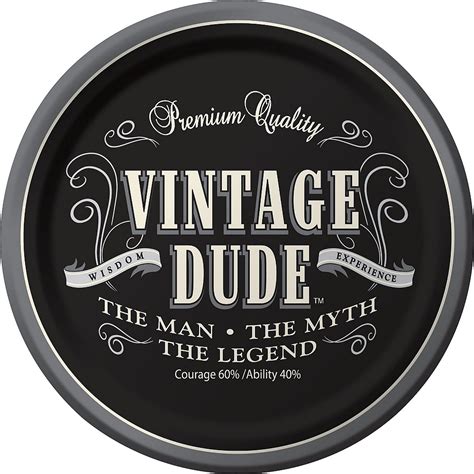 Vintage Dude 60th Birthday Party Kit For 16 Guests Party City