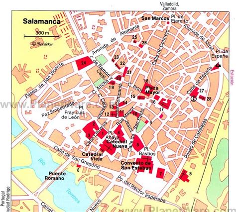 Salamanca Spain Map Imsa Kolese