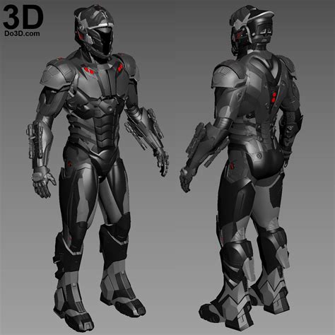 3d Printable Model Dmk 1 Armor Robot Suit Design Concept By Do3d