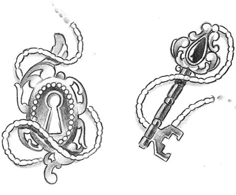 Lock And Key Tattoo For Each Wrist Design Took Some Time But Had To