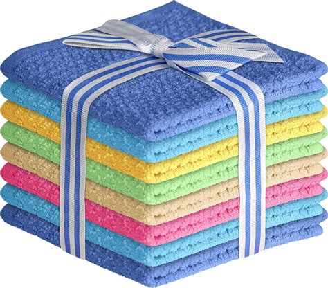 Jp 100 Cotton Washcloths 10pc Set Colours May Vary Home