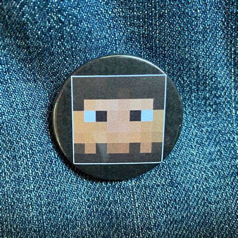 Dream Smp Minecraft Inspired Badge Schlatt Skin Etsy
