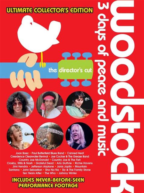 woodstock 3 days of peace and music ultimate collector s edition uk import 4 dvds jpc