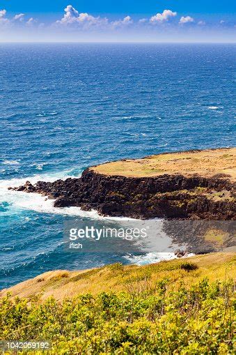 Spectacular Ocean View Wild Coast At South East Of Big Island Hawaii