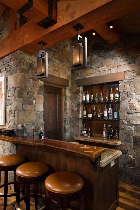 16 Awe Inspiring Rustic Home Bars For An Unforgettable Party Basement