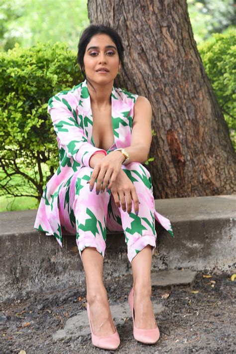 Regina Cassandra Deep Cleavage Stills At Evaru Press Meet South Indian Actress