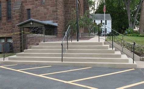 Church Staircase Diamond Kote Decorative Concrete Resurfacing And