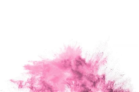 Premium Photo Pink Powder Explosion Pink Dust Splashing Launched