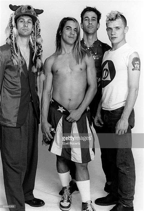 Photo Of Red Hot Chili Peppers Cliff Martinez And Flea And Hillel Slovak And Anthony Kiedis L