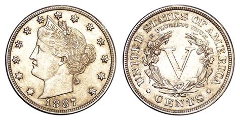 1887 Liberty Head V Nickel Value And Prices