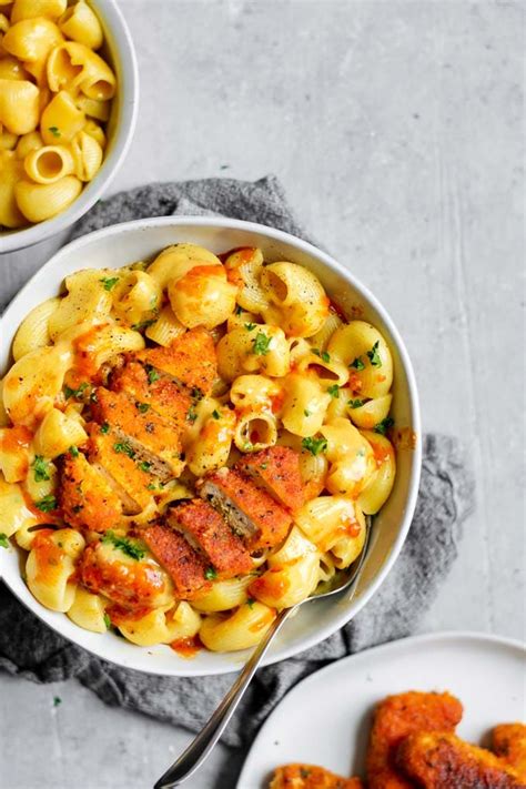 Vegan Buffalo Wing Mac And Cheese The Curious Chickpea