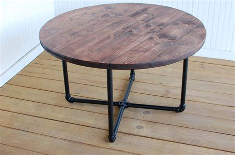 Round Industrial Coffee Table Ideas On Foter