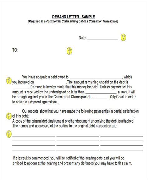 FREE 40+ Demand Letter Templates in PDF | MS Word