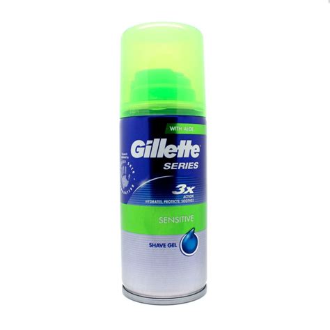 Gillette Series Sensitive Mini Shave Gel 75ml Go Tiny