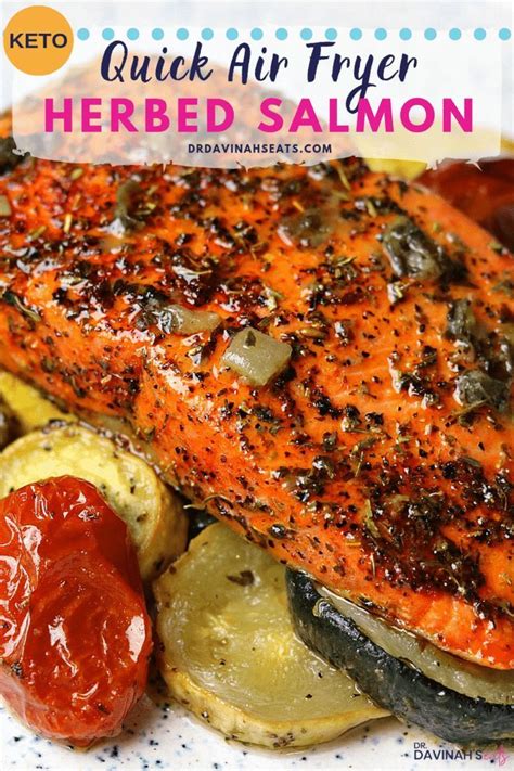 Fatty fish that are helpful include salmon, halibut, mackerel. Ninja Foodi Air Fryer Herbed Salmon | Recipe | Salmon ...