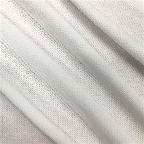 Bird Eye Polyester Knitted Dry Fit Eyelet Mesh Fabrics For Sports Wear