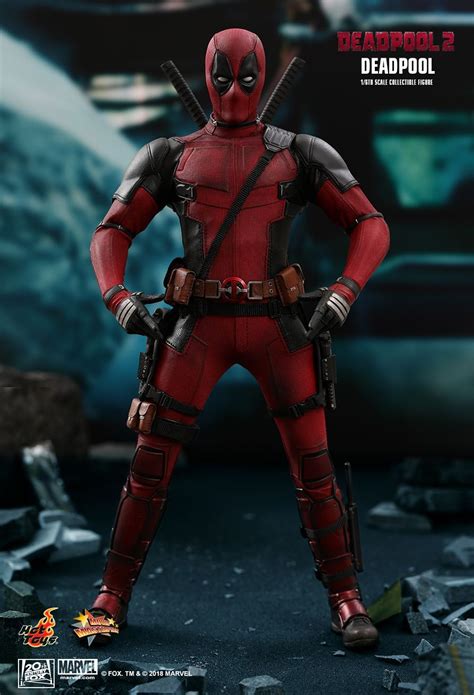 Action Figure Deadpool Deadpool 2 Marvel Comics Mms490 Escala 16