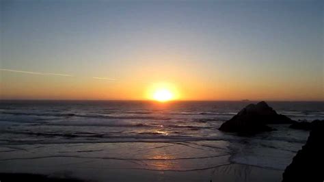Ocean Beach Sunset San Francisco California March 2013 Youtube